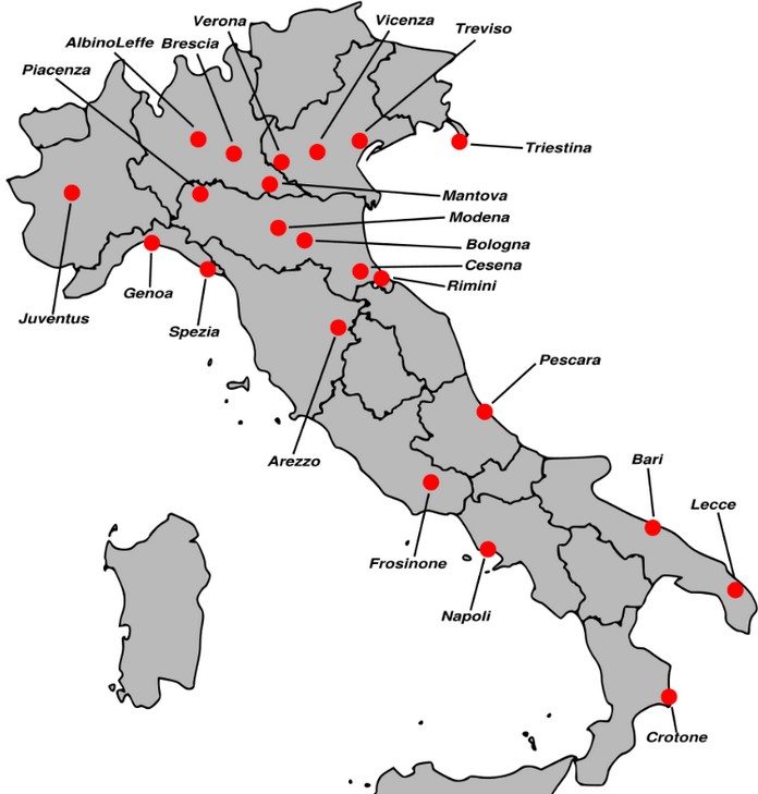 Italian Ports Map