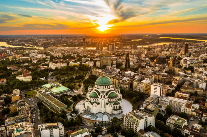 Belgrade Serbia skyline and safest neighborhoods for tourists in 2025
