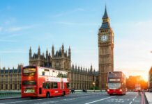 Big Ben and London city center in 2025 with updated tourist safety guide