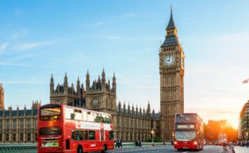 Big Ben and London city center in 2025 with updated tourist safety guide