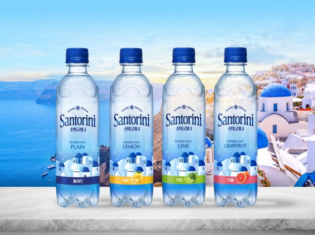 Bottled water in Santorini and information about drinking tap water on the island.