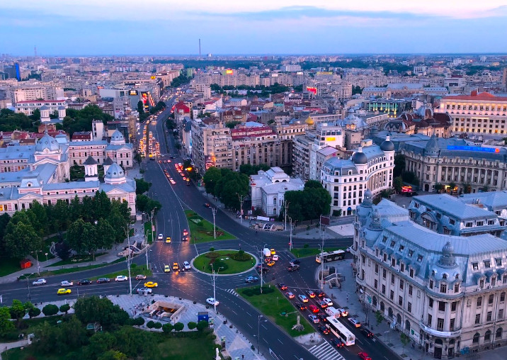 Bucharest Romania showing secure and risky tourist areas in 2025