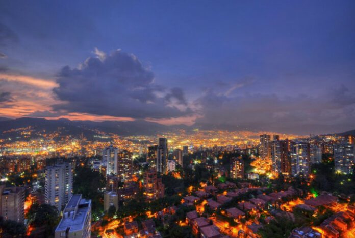 Medellin El Poblado skyline with updated 2025 safety guide for tourists