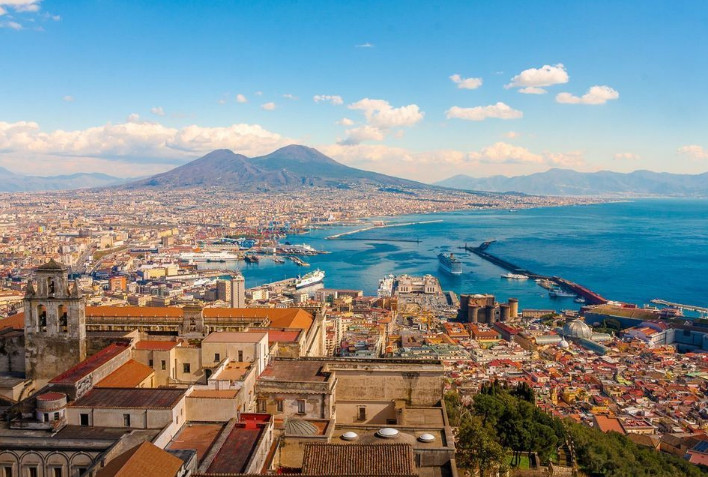 Naples Italy coastline and safest tourist neighborhoods in 2025