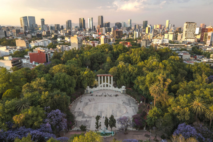 Roma Norte and Condesa neighborhoods of Mexico City safe areas for tourists 2025