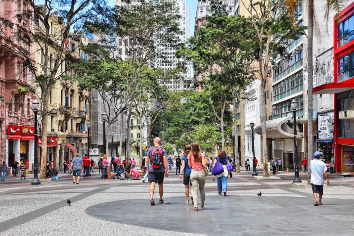 Map overview of safest areas in Sao Paulo including Jardins Moema and Vila Olimpia 2025