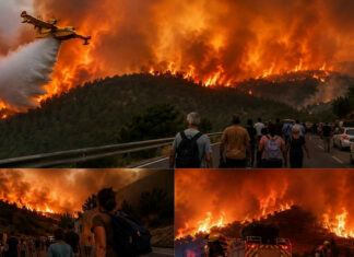 More than 250,000 people flee wildfires in Italy, France and Spain