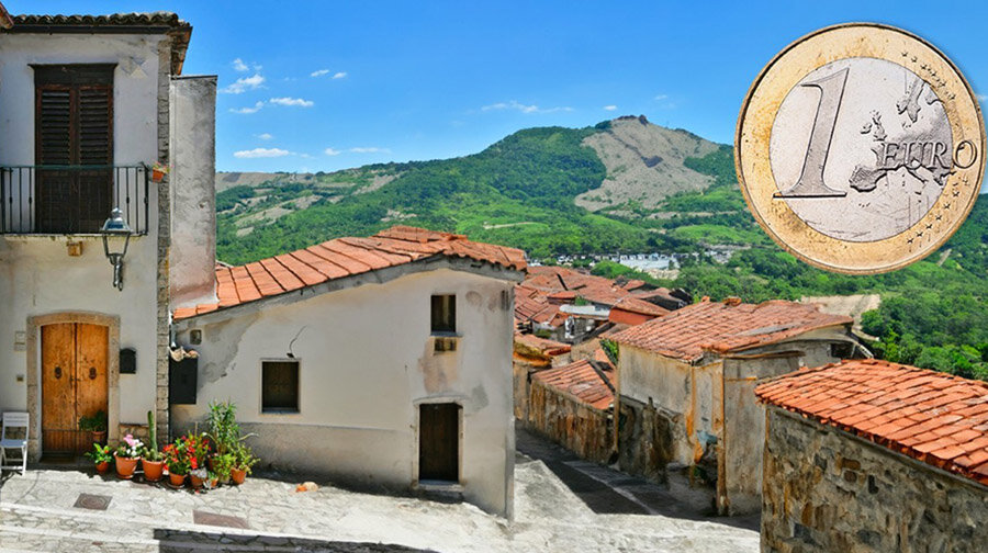 italy 1 euro house