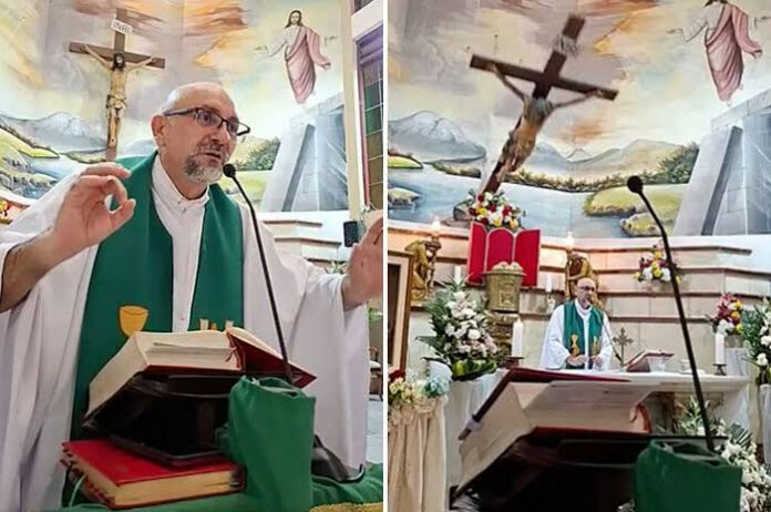 Catholic priest in Ecuador