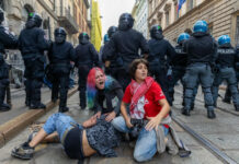 Rioters set Fires in Milan, Italy during cost-of-living Protests Milan Riots