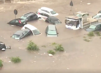 Flash Floods hits Italian Islands